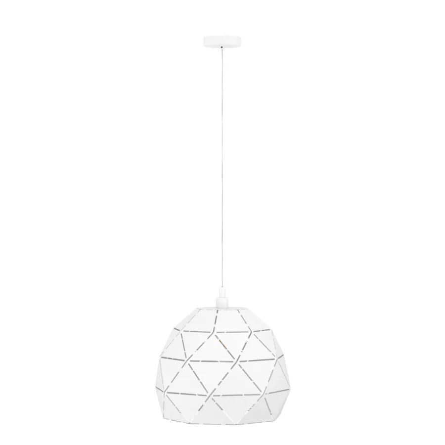 Eglo Loftlamper|Roccaforte pendel hvid Ø40 cm