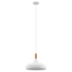 Eglo Loftlamper|Sabinar pendel Ø40 cm Hvid/brun