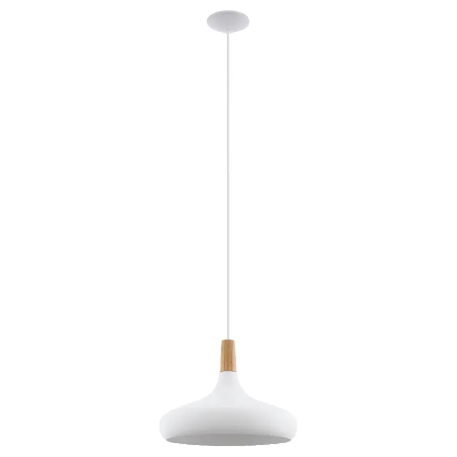 Eglo Loftlamper|Sabinar pendel Ø40 cm Hvid/brun