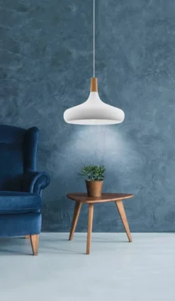 Eglo Loftlamper|Sabinar pendel Ø40 cm Hvid/brun