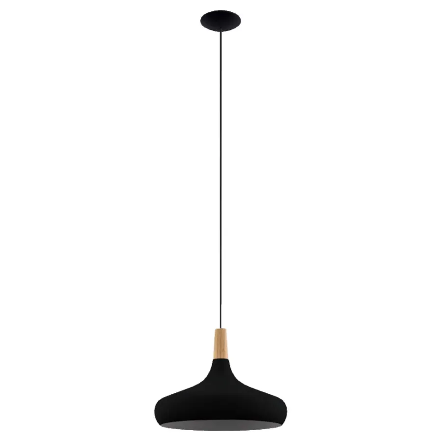 Eglo Loftlamper|Sabinar pendel Ø40 cm Sort/brun