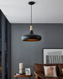 Eglo Loftlamper|Sabinar pendel Ø40 cm Sort/brun