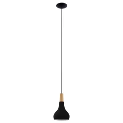 Eglo Loftlamper|Sabinar pendel Ø18 cm Sort/brun