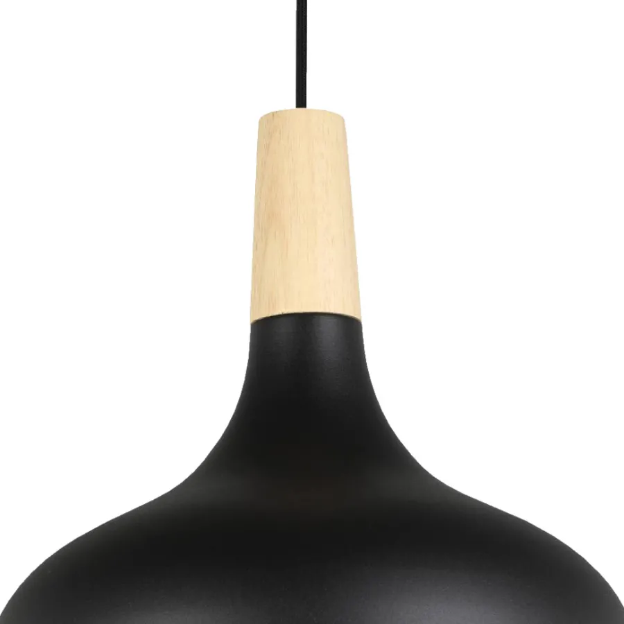 Eglo Loftlamper|Sabinar pendel Ø28 cm Sort/brun