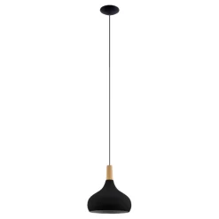 Eglo Loftlamper|Sabinar pendel Ø28 cm Sort/brun