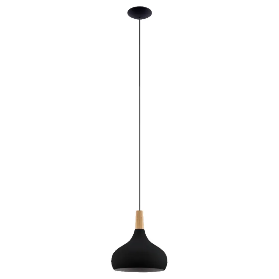 Eglo Loftlamper|Sabinar pendel Ø28 cm Sort/brun
