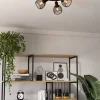 Eglo Loftlamper|Sonnino rondel spotlampe sort Ø25 cm