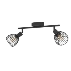 Eglo Loftlamper|Sonnino 2-spotskinne Sort