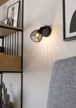 Eglo Væglamper|Sonnino spot væglampe sort