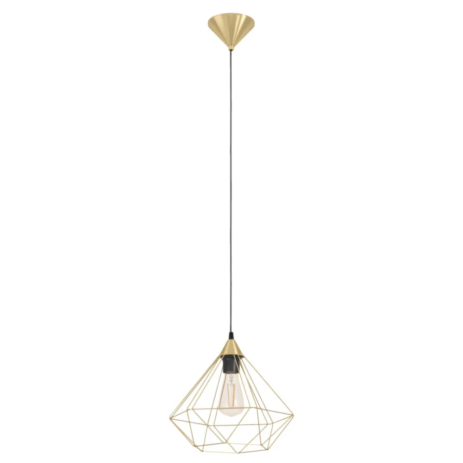 Eglo Loftlamper|Tarbes pendel børstet messingfinish Ø32,5 cm