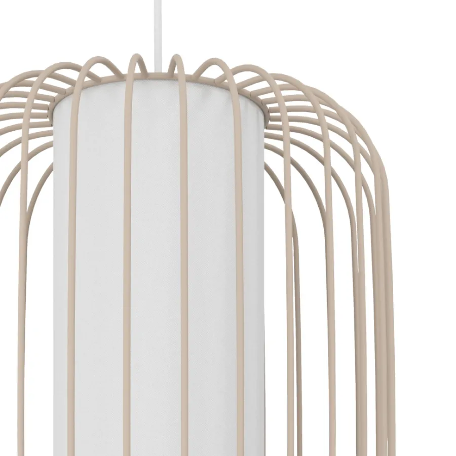 Eglo Loftlamper|Terrarosa pendel sand/hvid Ø24 cm