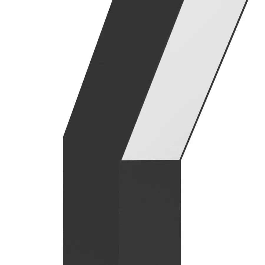 Eglo Udendørslamper|Ugento standerlampe sort/hvid 36 cm