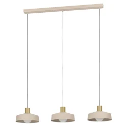 Eglo Loftlamper|Valdiola langbordspendel sand/messingfinish 93 cm