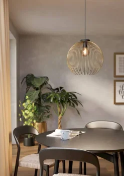 Eglo Loftlamper|Venezuela pendel guld Ø40 cm Sort/guld