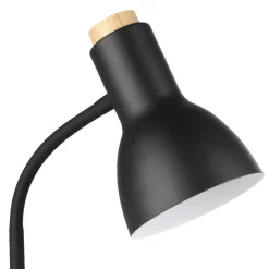 Eglo Bordlamper|Veradal bordlampe m/Qi-oplader Sort/træ