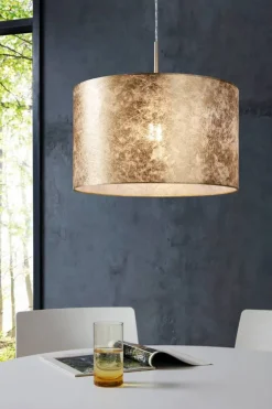 Eglo Loftlamper|Viserbella pendel guld/champagne Ø38 cm