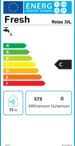 Fresh Vandvarmere|El-vandvarmer 30 liter - Relax