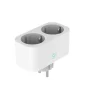 Elworks Stikdåser|Smart Stik & Sensorer|Energimåler plug m/timer wifi dobbeltstik -