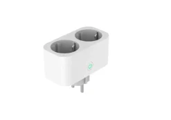 Elworks Stikdåser|Smart Stik & Sensorer|Energimåler plug m/timer wifi dobbeltstik -