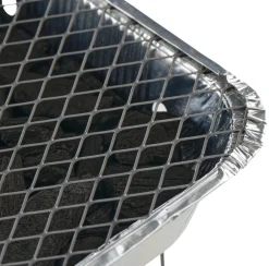 Grillexpert® Kulgrill & Briketter|Grilltilbehør|Engangsgrill 26 x 31,4 cm -