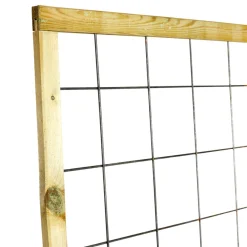 Panelhegn|Espalier|Espalierhegn metal/træ rust 90 x 180 cm