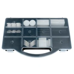 Filtpuder|Filtpuder sort/hvid i boks 275 stk.