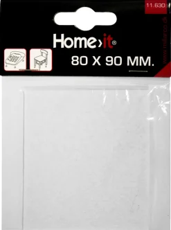 HOME it Filtpuder|Filtpude selvklæbende 80 x 90 mm hvid - 1 stk.