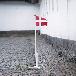 Pynt & Festudstyr|Flag & Flagstænger|Flagstang med Dannebrog 160 cm