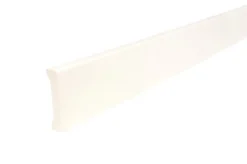 Hornbaek Lister|Fodliste glat plast hvid - 14 x 65 x 3000 mm