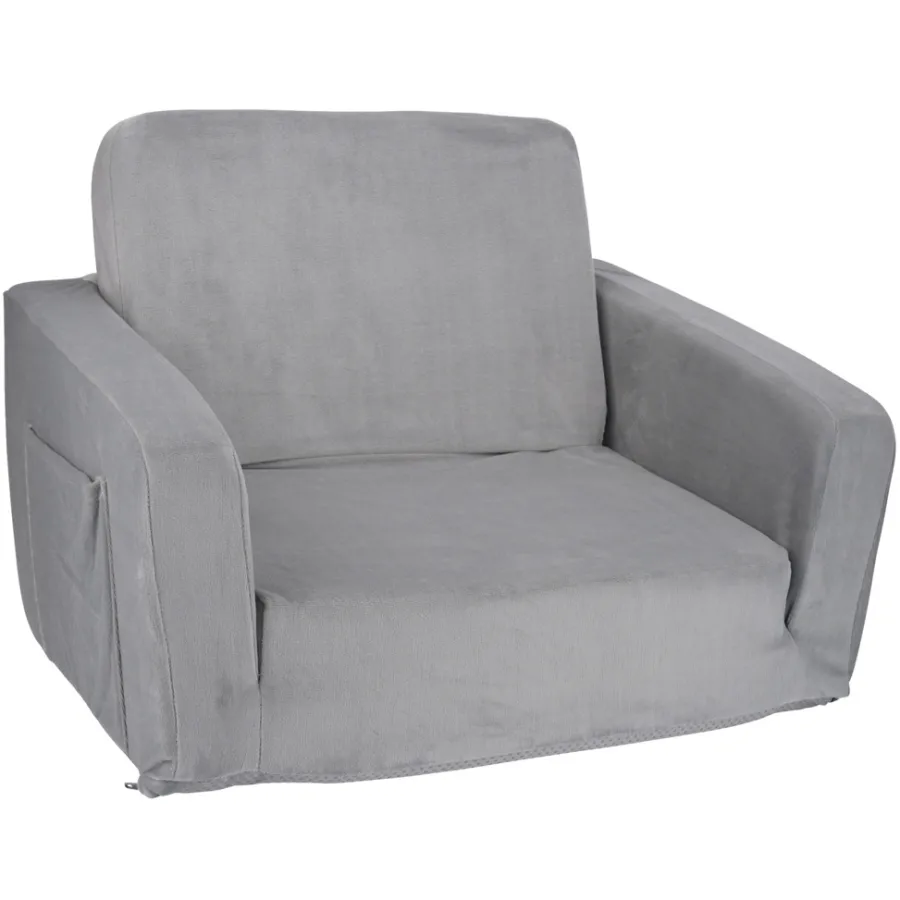 Boligindretning|Foldbar lænestol børn 54 x 41 x 37 cm Grå