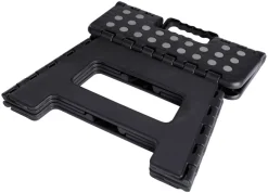 Campingudstyr|Trappestiger, Arbejdsbukke & Skamler|Foldbar skammel 32 x 25 x 22 cm Sort