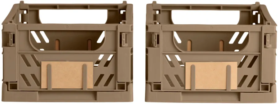 DAY Opbevaringskasser|Foldekasse 3,3 liter 2-pk. - Brun