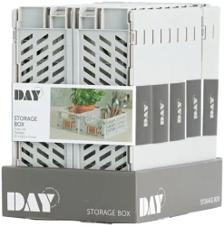 DAY Opbevaringskasser|Foldekasse 3,3 liter 2-pk. - Hvid