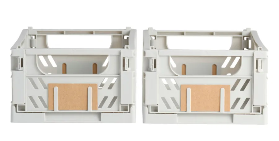 DAY Opbevaringskasser|Foldekasse 3,3 liter 2-pk. - Hvid