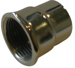 Forkromede|Formindskermuffe 3/4" indv. x 1/2" indv. krom