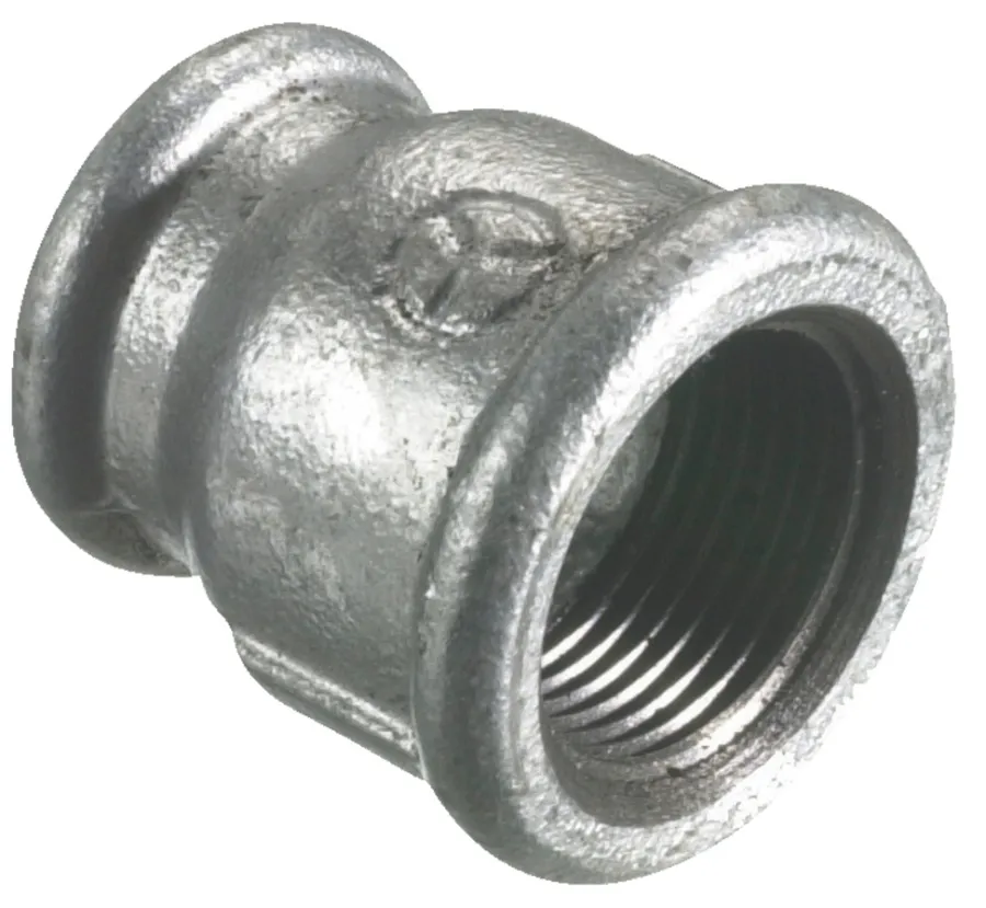 Galvaniserede|Formmuffe galvaniseret 3/4" x 1/2"