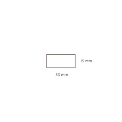 Hornbaek Lister|Forrammeliste fyr - 15 x 33 x 3000 mm