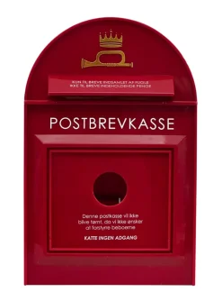 Fuglefrø & Fuglehuse|Fuglehus postkasse Rød