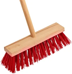 Garden® Rengøringsartikler|Koste|Gadekost 30 cm m/træskaft 140 cm -