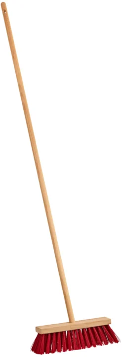 Garden® Rengøringsartikler|Koste|Gadekost 30 cm m/træskaft 140 cm -