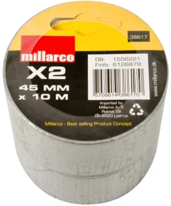 WORK it by millarco Tape|Gaffatape 45 mm x 10 meter 2-pk