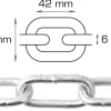 HOME it Kæder & Wirer|Galvaniseret kæde langleddet Ø6 mm x 5 meter