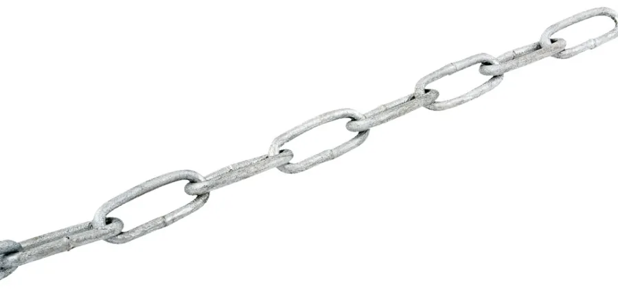 HOME it Kæder & Wirer|Galvaniseret kæde langleddet Ø6 mm x 5 meter