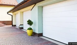 Garageporte & Tilbehør|Garageport 240 x 212,5 cm med portautomatik High Rip W