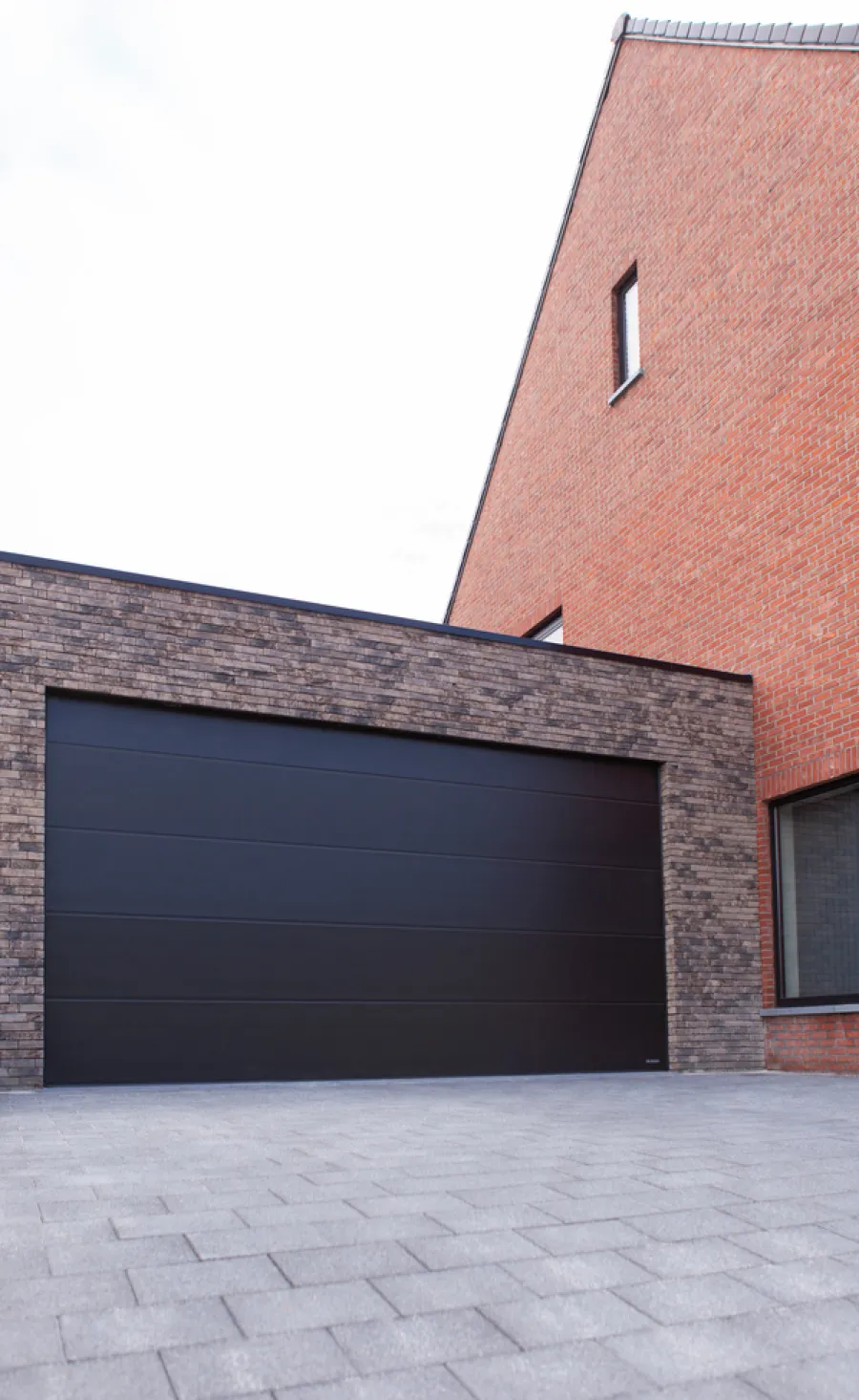 Garageporte & Tilbehør|Garageport 240 x 200 cm med portautomatik SNP Panel G