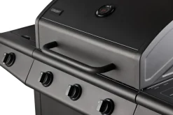 Grillexpert® Gasgrill|Gasgrill 3 brændere og sidebrænder sort -