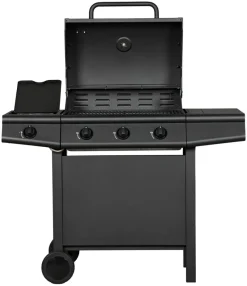 Grillexpert® Gasgrill|Gasgrill 3 brændere og sidebrænder sort -