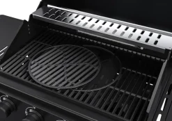 Grillexpert® Gasgrill|Gasgrill m/4 brændere & bagbrænder - Sort