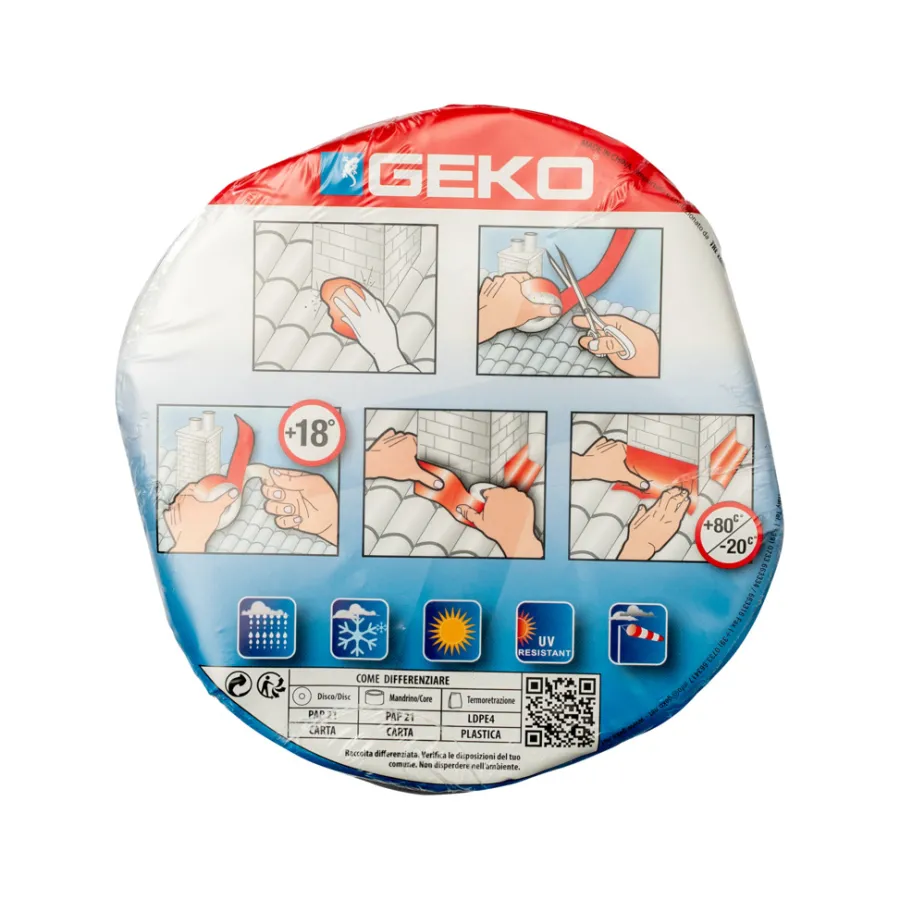 Geko Tagpap & Asfalt|Tape|bitumen reparationstape 50 mm x 10 meter