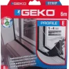 Geko Tætningslister|kronliste - 10 x 5 mm - 6 meter